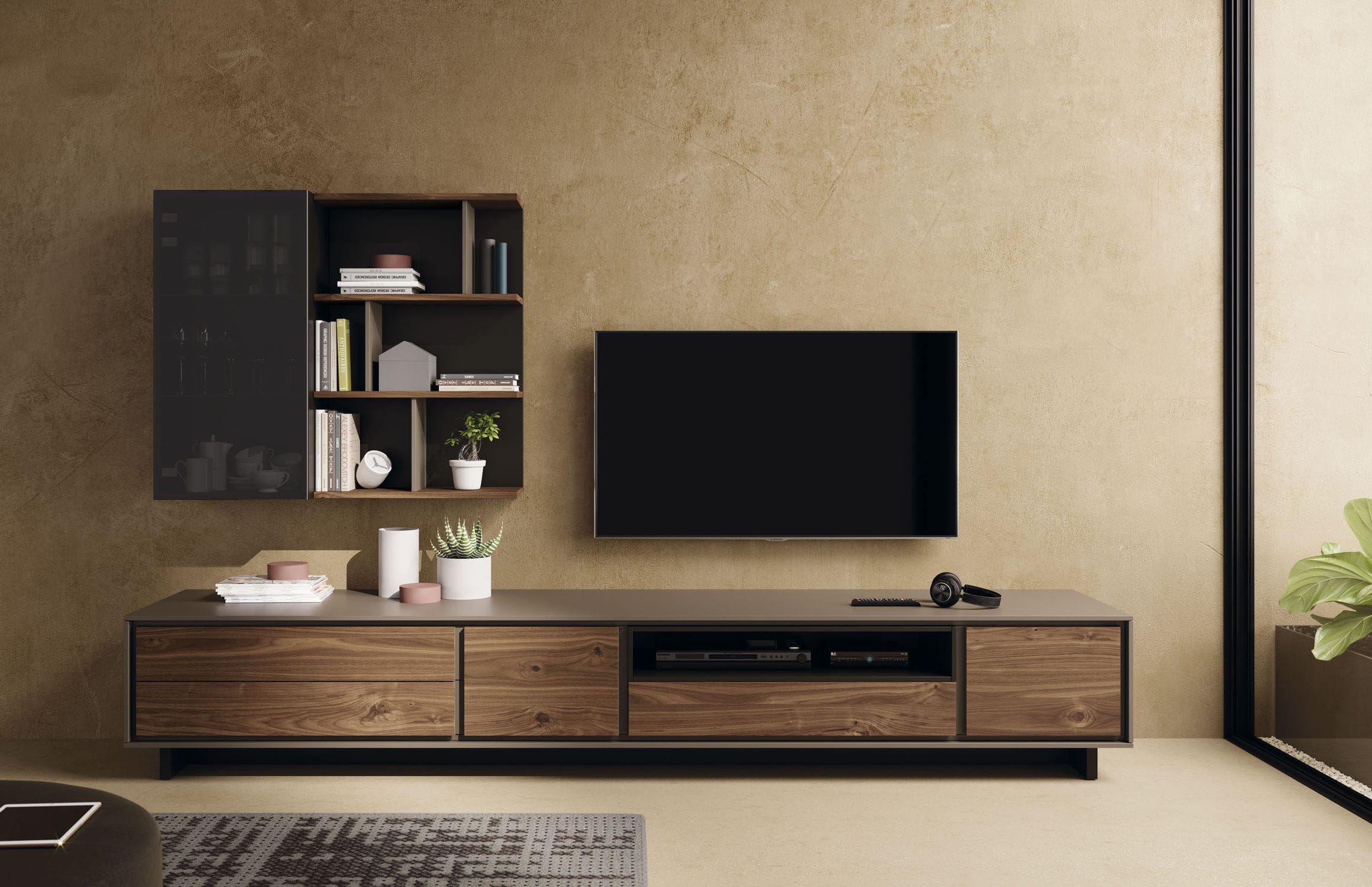 Mueble TV contemporáneo BOOK 03 VIVE MUEBLES VERGE S.L. de