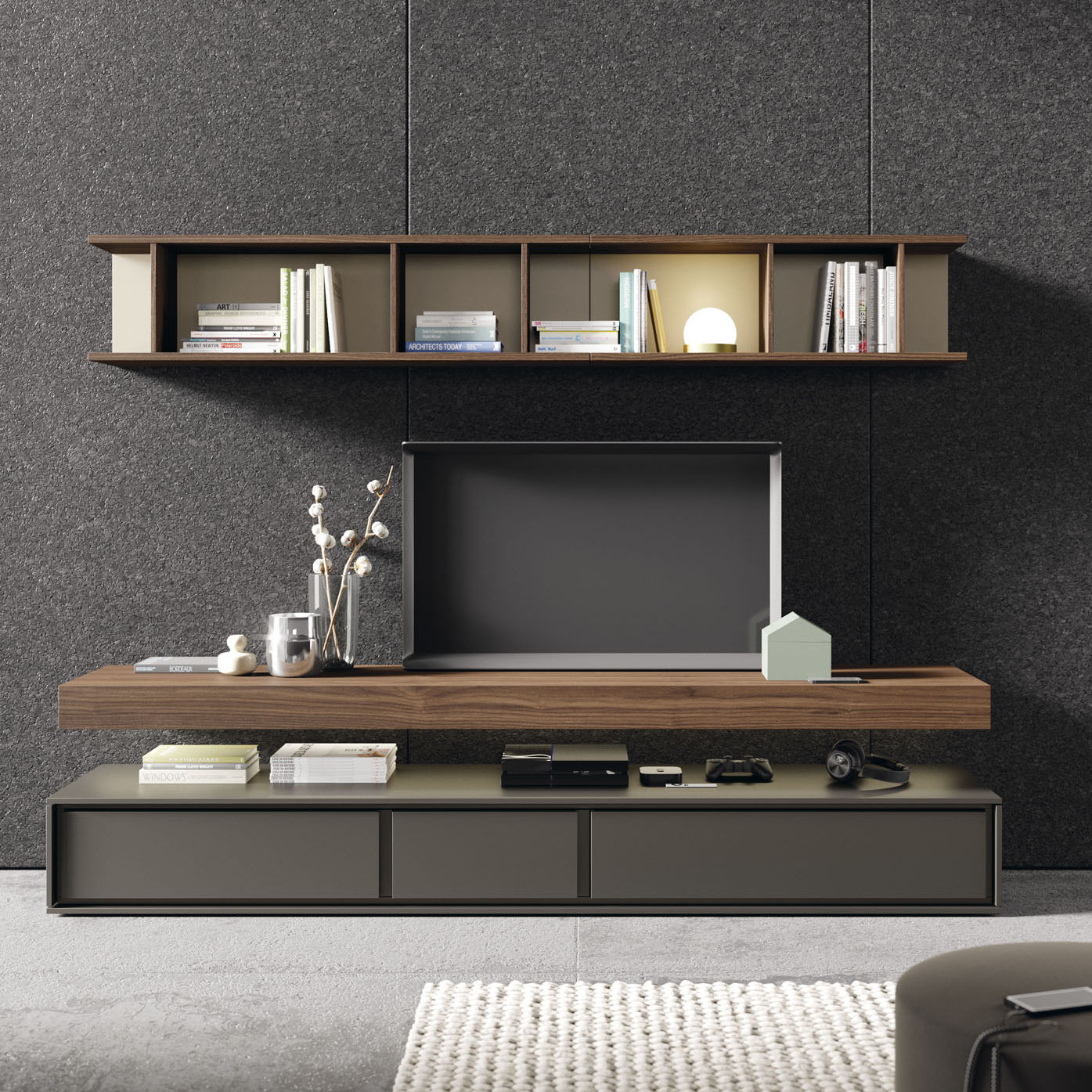 Mueble TV contemporáneo BOOK 21 VIVE MUEBLES VERGE S.L. de