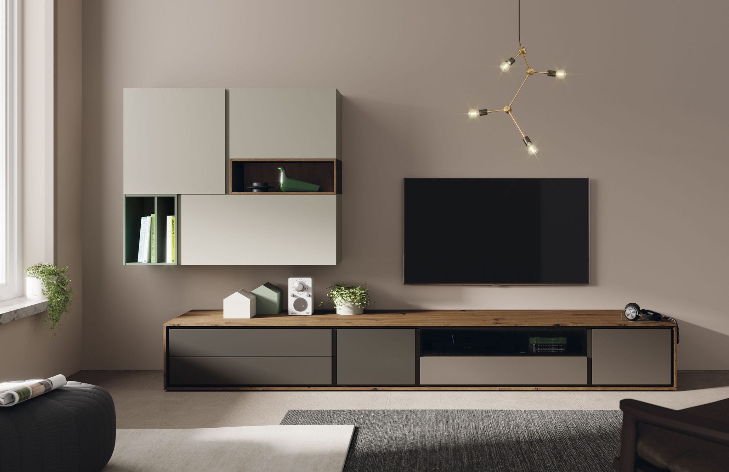 Mueble TV contemporáneo BOOK 23 VIVE MUEBLES VERGE S.L. de