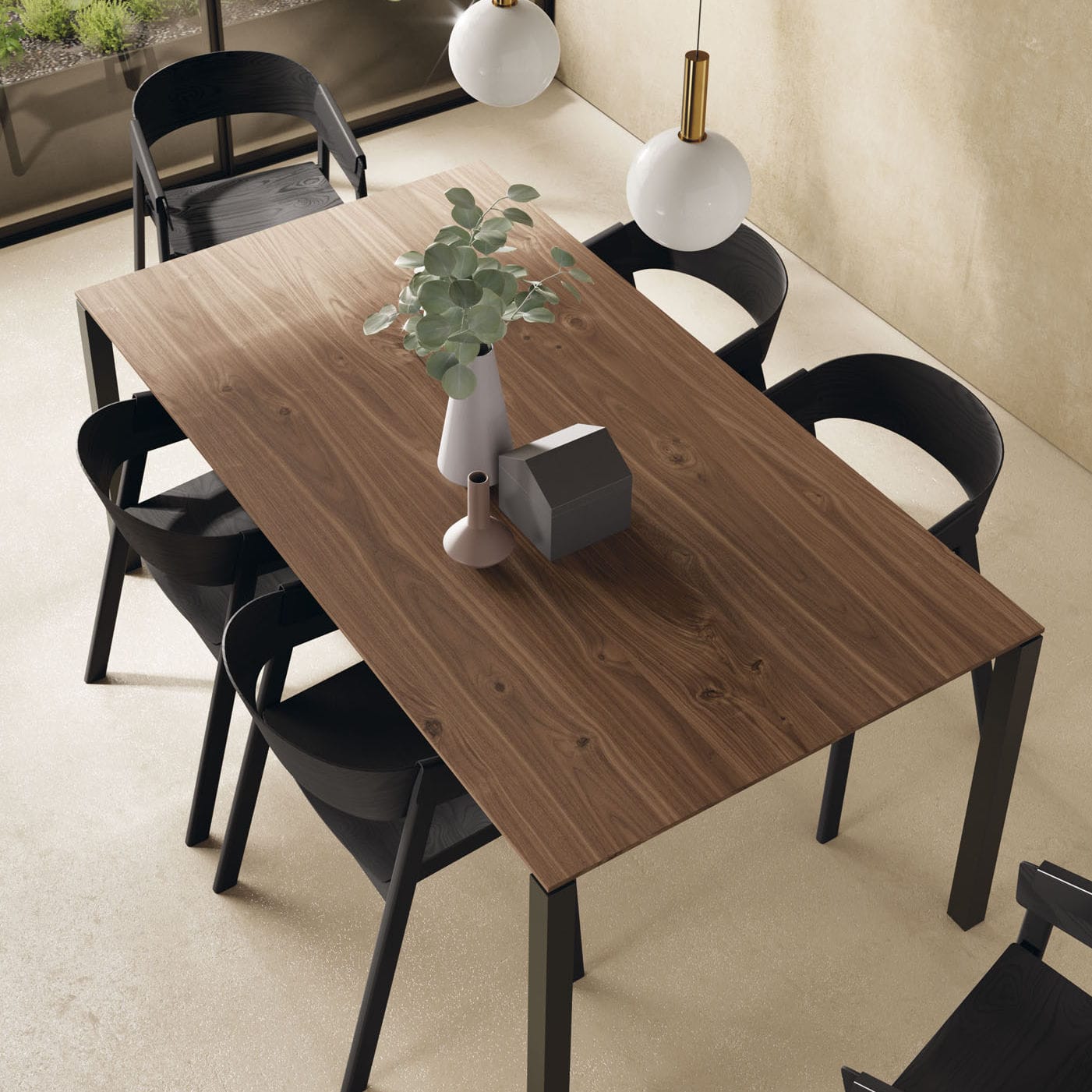 Mesa de comedor contemporánea - 003 - VIVE - MUEBLES VERGE S.L. - de