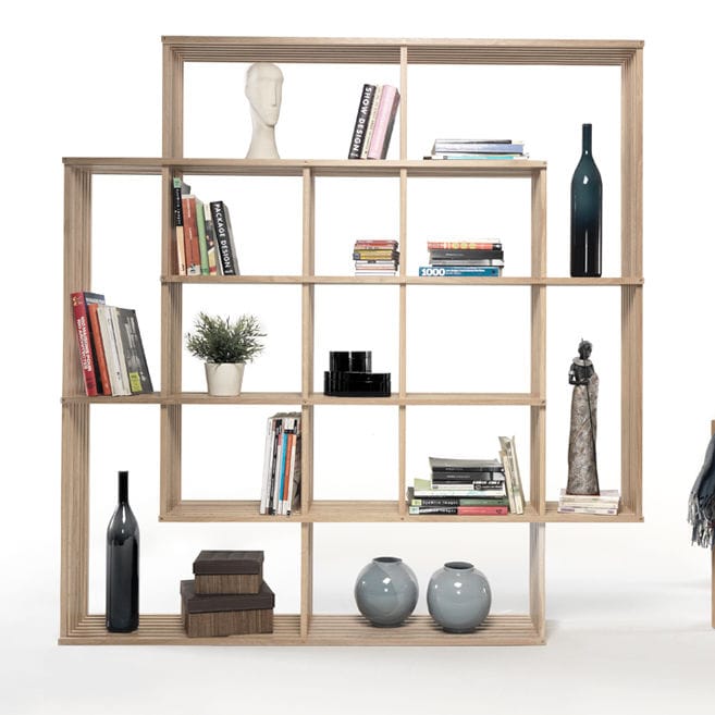 Estantería contemporánea - X2 - Wewood - Portuguese Joinery - de roble