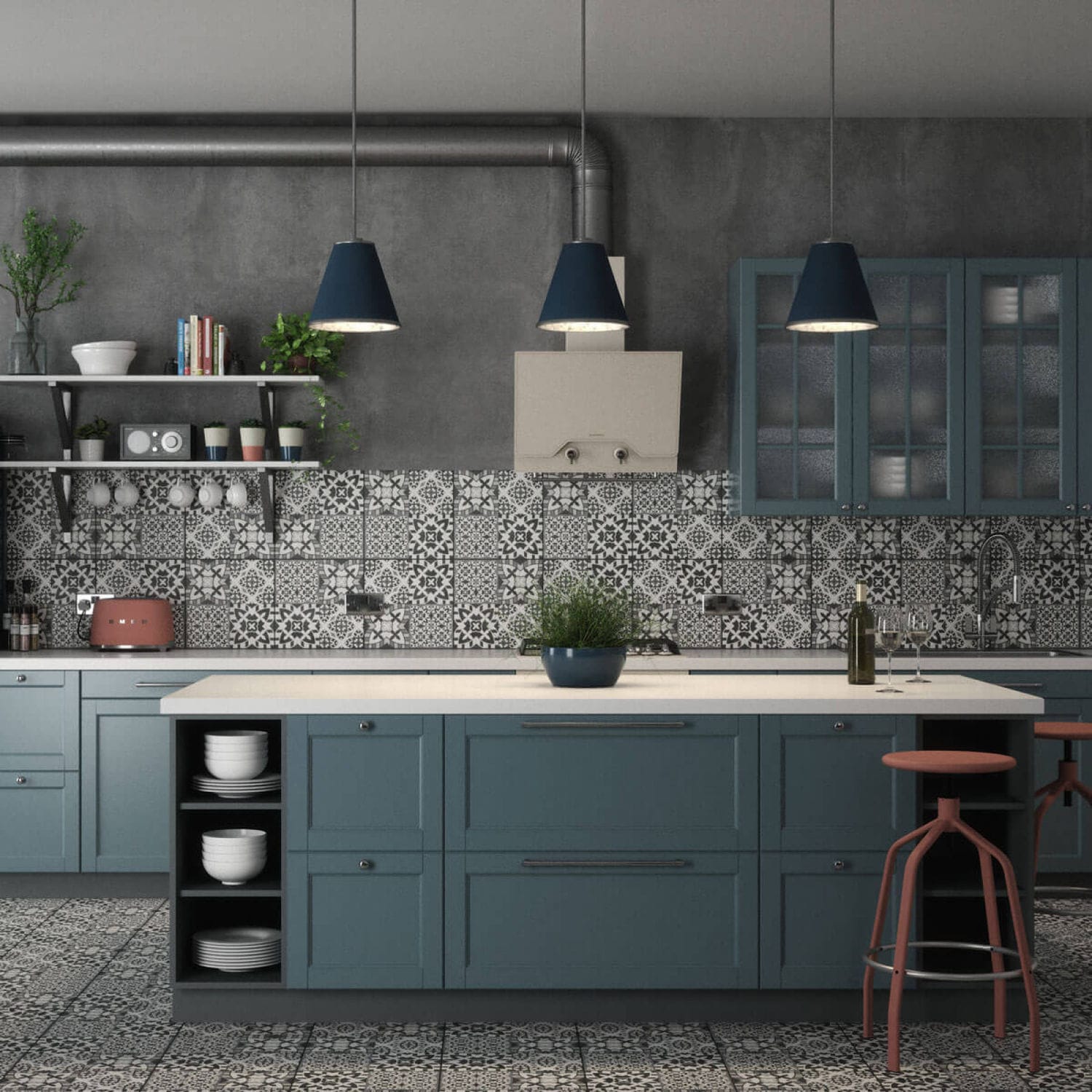 Baldosa de interior MONOCHROME British Ceramic Tile Ltd de pared