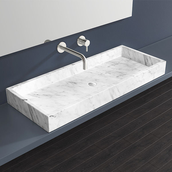 Lavabo sobre encimera - MWB-01-XL - Badeloft GmbH - de mármol
