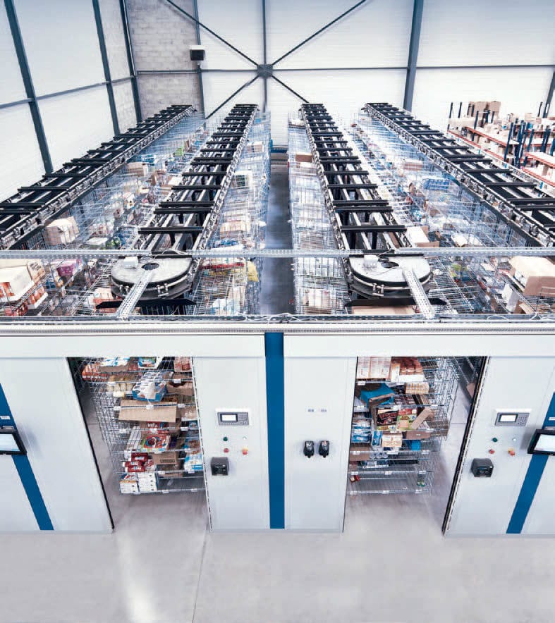 Estantería giratoria para el sector servicios HCM KARDEX