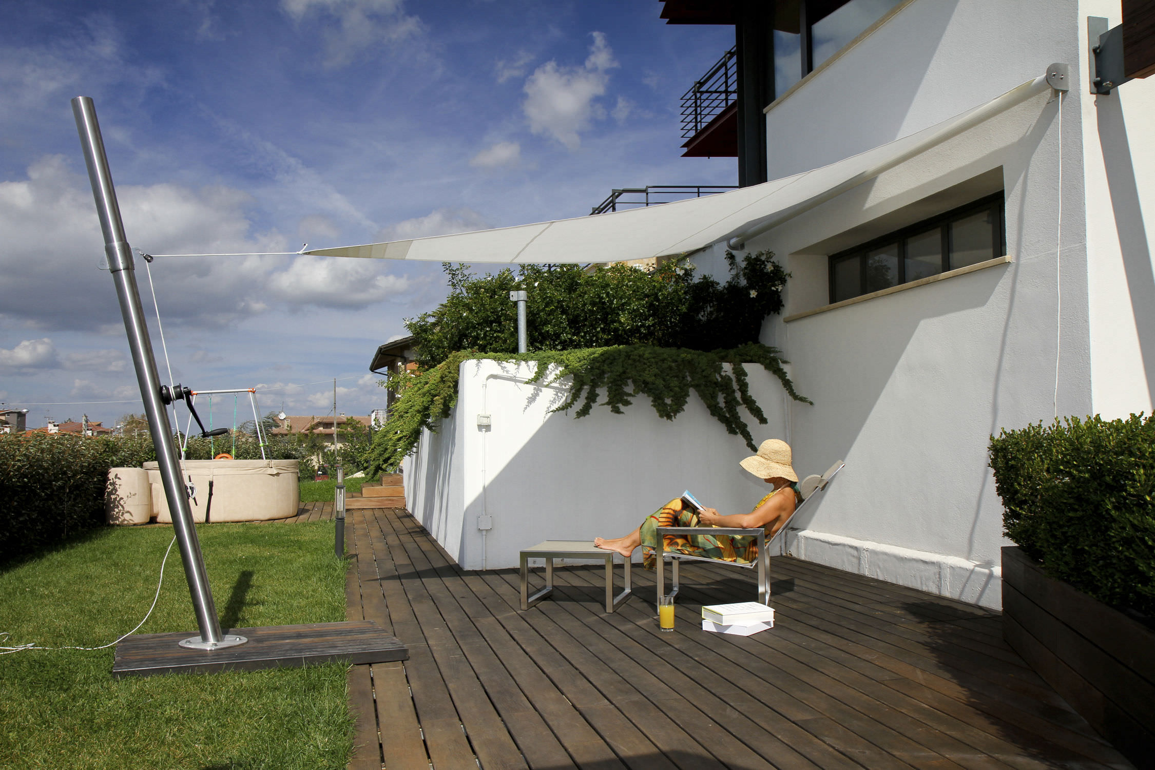 Toldo vela triangular - MARINE - UNOSIDER - de tejido