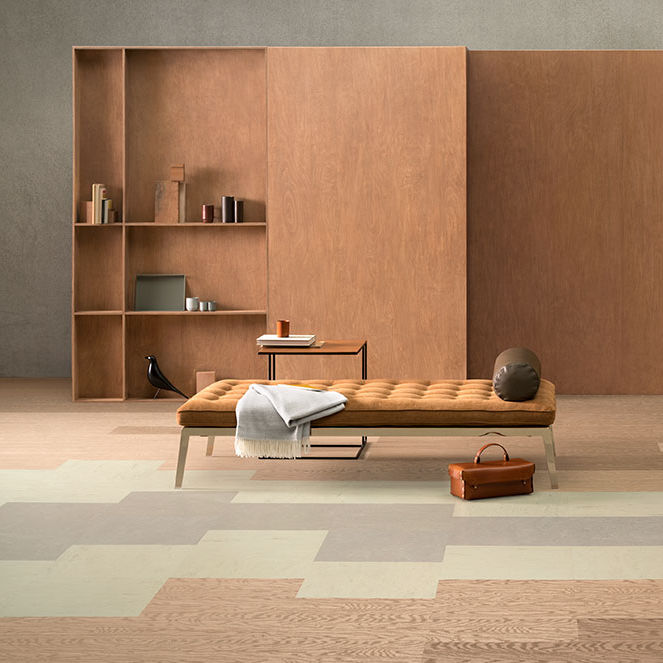 Pavimento de linóleo - MARMOLEUM MODULAR - Forbo Flooring Systems - de