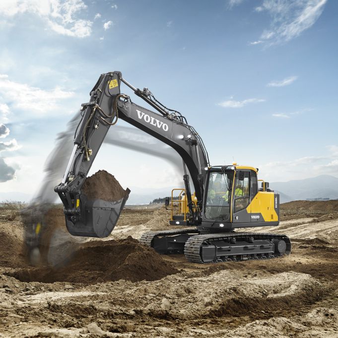 Excavadora intermedia EC160E Volvo Construction Equipment Germany