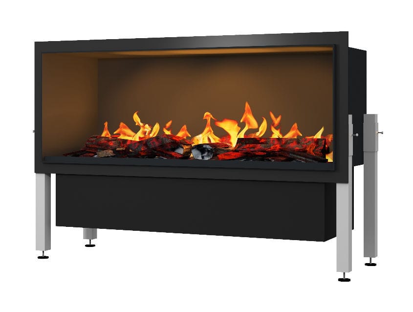 Chimenea eléctrica / moderna / hogar abierto / empotrable - WALL FIRE