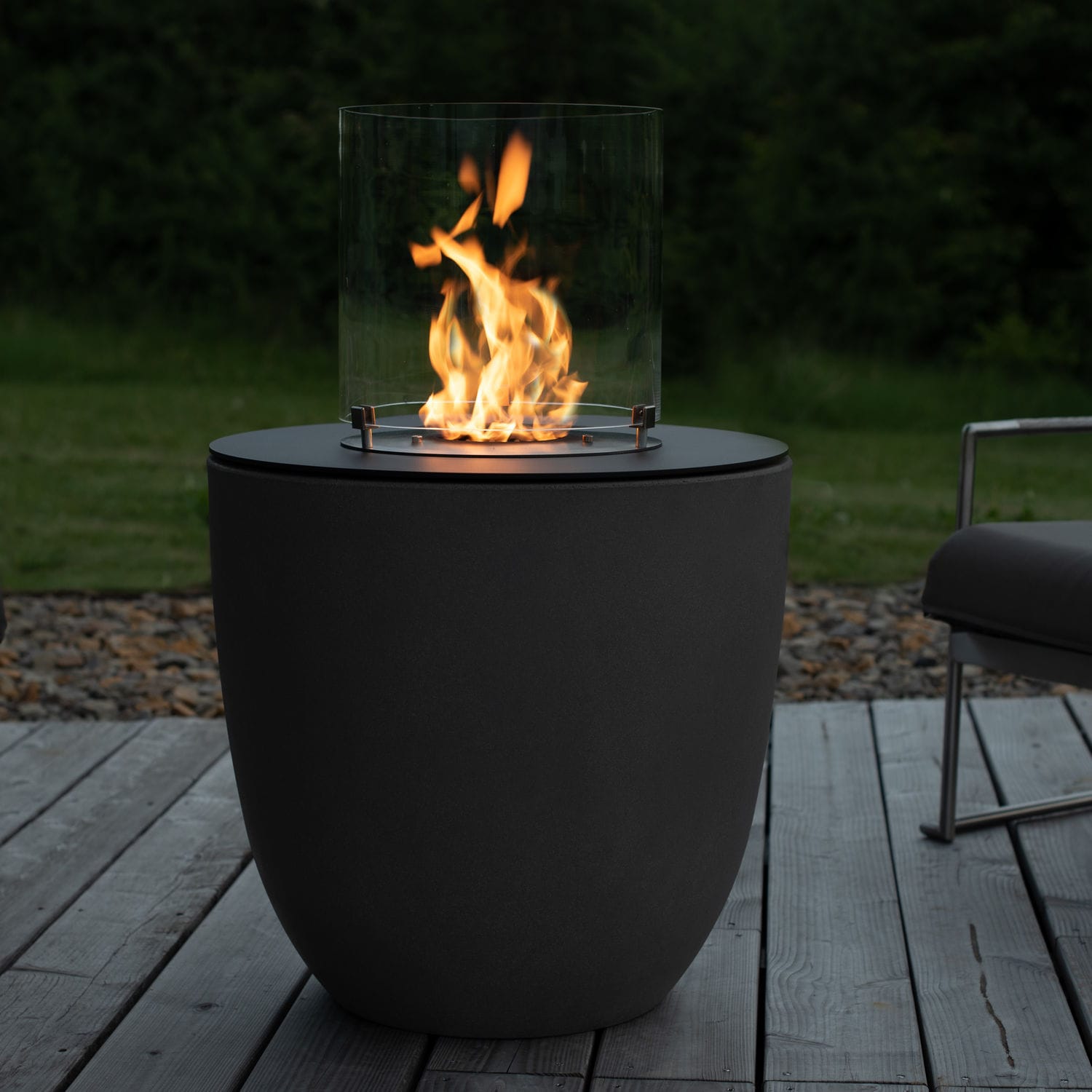 Chimenea de bioetanol - LASA - muenkel design - contemporánea / hogar