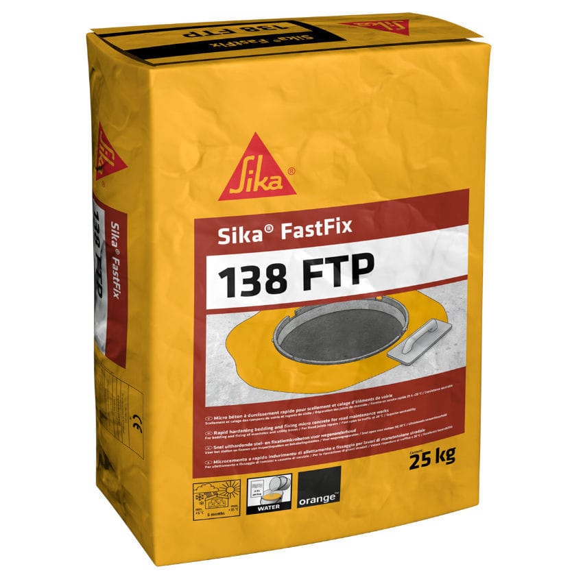 Sika FastFix-138 FTP - Micro-hormigón Para Elementos Viales - Sika