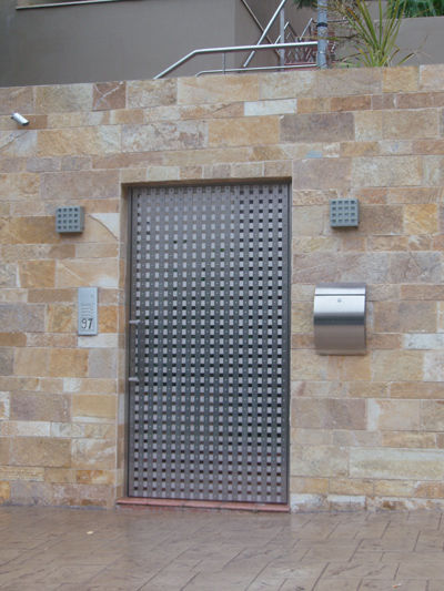 Puerta para jardín de acero inoxidable - Ieronimakisinox