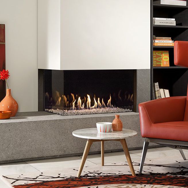 Chimenea de gas natural - G85/44C - Kalfire Fireplaces - eléctrica