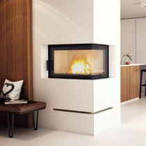 Chimenea insertable de leña / de esquina