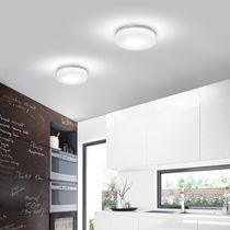 Plafón contemporáneo / redondo / de vidrio...