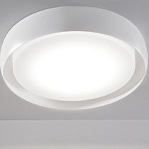 Plafón contemporáneo / redondo / de vidrio...