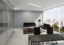 Tabique amovible / laminado / de metal /...