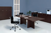 Mesa de reuniones contemporánea / de madera...
