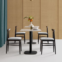 Silla contemporánea / de tejido / con base...