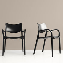 Silla contemporánea / con reposabrazos /...