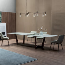 Mesa contemporánea / de madera / de vidrio...