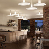 Plafón contemporáneo / redondo / de aluminio...