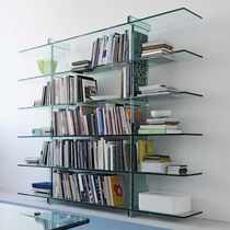 Estantería contemporánea / de vidrio