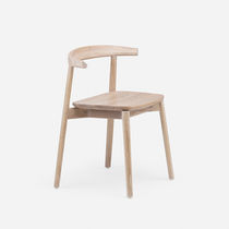 Silla contemporánea / de roble / de madera...