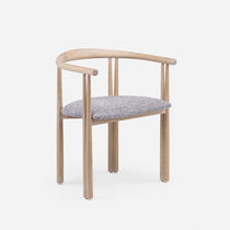 Silla de comedor contemporánea / de tejido...