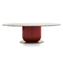 Mesa contemporánea / de madera / de metal...