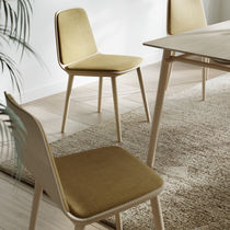 Silla contemporánea / tapizada / de tejido...