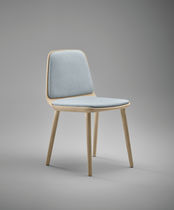 Silla contemporánea / tapizada / de tejido...
