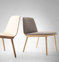 Sillón bajo contemporáneo / de tejido /...