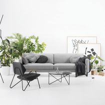Sofá contemporáneo / marrón / gris / negro