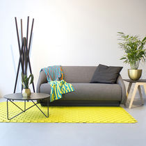 Sofá cama / contemporáneo / marrón / gris