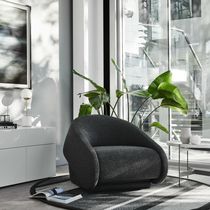 Sillón contemporáneo / de tejido / cama...