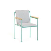 Silla de jardín contemporánea / de tejido...