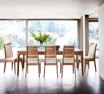 Mesa de comedor contemporánea / de roble...