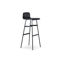 Silla de bar contemporánea / de tejido /...
