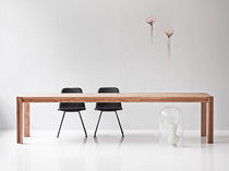 Mesa contemporánea / de roble / de nogal...