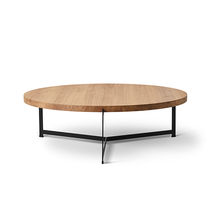 Mesa de centro contemporánea / de roble...