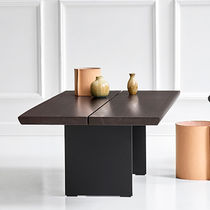 Mesa de centro contemporánea / de roble...