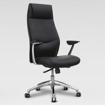 Sillón de director contemporáneo / de cuero...