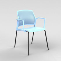 Silla contemporánea / de plástico / para...