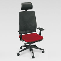 Sillón de director contemporáneo / de tejido...