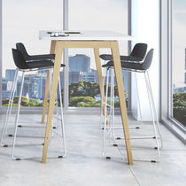 Mesa alta contemporánea / de melamina /...