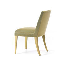 Silla contemporánea / de tejido / de cuero...