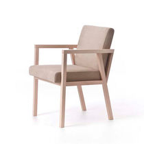 Silla contemporánea / de tejido / de cuero...