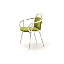 Silla contemporánea / de fresno / tapizada...