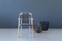 Silla contemporánea / de madera / de exterior...