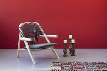 Sillón contemporáneo / de madera / contract...